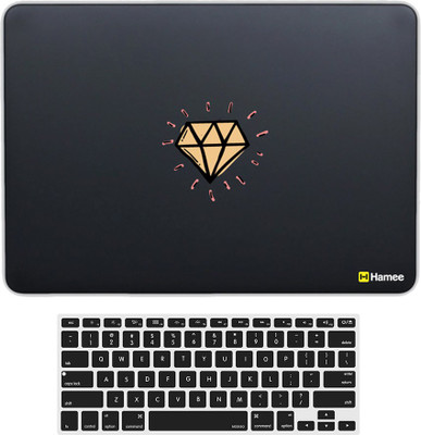 

Hamee MacBook Pro 13 inch cover 2015 edition (A1278) with Keyboard Skin Combo 96 Rubber Laptop Decal 13