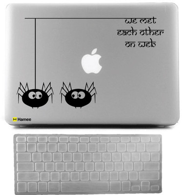 

Hamee MacBook Pro 13 inch cover 2016 Touchbar edition (A1706/A1708) with Keyboard Skin Combo 75 Rubber Laptop Decal 13
