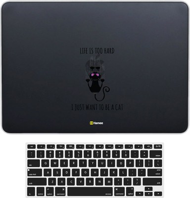 

Hamee Pro 13 inch cover 2015 edition (A1278) with Keyboard Skin Combo 118 Rubber Laptop Decal 13