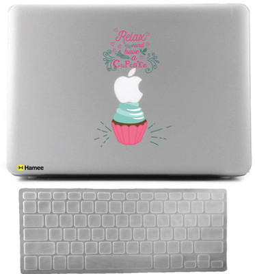 

Hamee MacBook Pro 15 inch cover 2016 Touchbar edition (A1707) with Keyboard Skin Combo 57 Rubber Laptop Decal 15