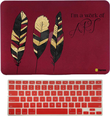 

Hamee MacBook Pro 15 inch cover 2016 Touchbar edition (A1707) with Keyboard Skin Combo 121 Rubber Laptop Decal 15