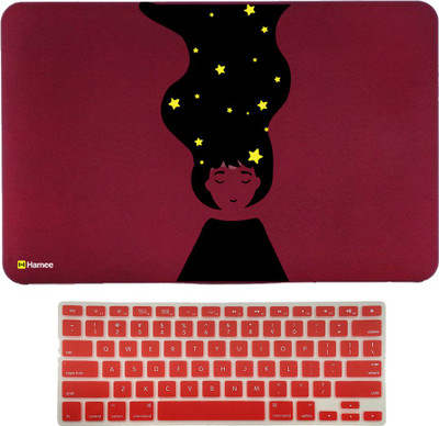 Hamee MacBook Pro 13 inch cover 2015 edition (A1278) with Keyboard Skin Combo 1 Rubber Laptop Decal 13