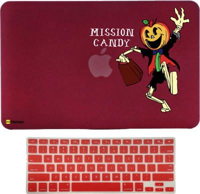 

Hamee MacBook Pro 15 inch cover 2016 Touchbar edition (A1707) with Keyboard Skin Combo 9 Rubber Laptop Decal 15