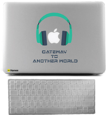 

Hamee MacBook Pro 15 inch cover 2016 Touchbar edition (A1707) with Keyboard Skin Combo 13 Rubber Laptop Decal 15