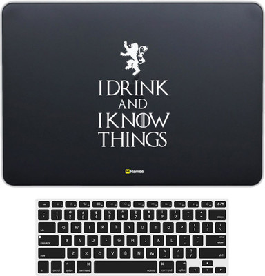 

Hamee Apple MacBook Pro Retina Display 15 inch cover (2015 Edition A1398) with Keyboard Skin Combo 112 Rubber Laptop Decal 15