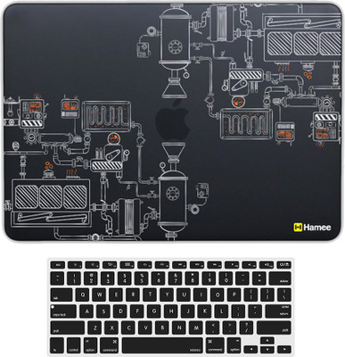 

Hamee MacBook Pro Retina Display 15 inch cover (2015 Edition A1398) with Keyboard Skin Combo 104 Rubber Laptop Decal 15