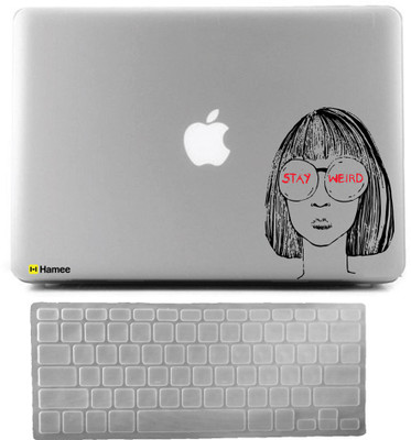 

Hamee Apple MacBook Air 13 inch cover with Keyboard Skin Combo 49 Rubber Laptop Decal 13