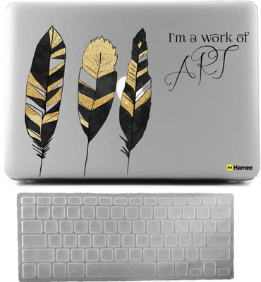 

Hamee Pro 15 inch cover 2016 Touchbar edition (A1707) with Keyboard Skin Combo 116 Rubber Laptop Decal 15