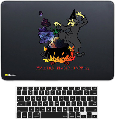 

Hamee MacBook Pro 13 inch cover 2016 Touchbar edition (A1706/A1708) with Keyboard Skin Combo 19 Rubber Laptop Decal 13
