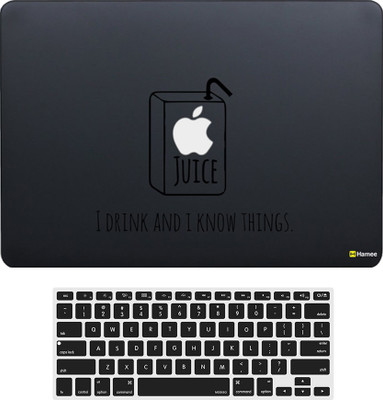 

Hamee Apple MacBook Pro 13 inch cover 2015 edition (A1278) with Keyboard Skin Combo 233 Rubber Laptop Decal 13