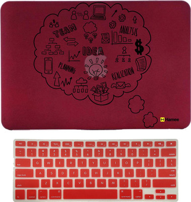 

Hamee Apple MacBook Pro 13 inch cover 2016 Touchbar edition (A1706/A1708) with Keyboard Skin Combo 137 Rubber Laptop Decal 13