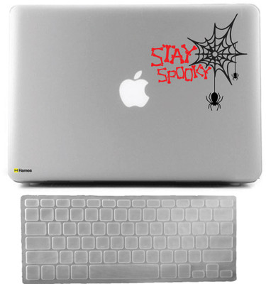 

Hamee One Pair Top & Bottom Hard Rubber Cover and One Keyboard Skin for Macbook Rubber Laptop Decal 13
