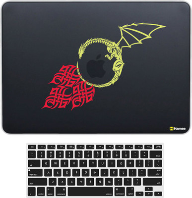 

Hamee Apple MacBook Pro 15 inch cover 2016 Touchbar edition (A1707) with Keyboard Skin Combo 49 Rubber Laptop Decal 15