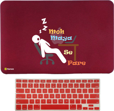 

Hamee Apple MacBook Pro 15 inch cover 2016 Touchbar edition (A1707) with Keyboard Skin Combo 6 Rubber Laptop Decal 15