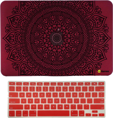 

Hamee Apple MacBook Pro 13 inch cover 2016 Touchbar edition (A1706/A1708) with Keyboard Skin Combo 120 Rubber Laptop Decal 13