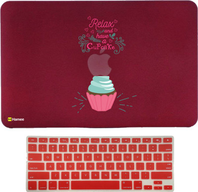 

Hamee k Pro Retina Display 13 inch cover (2015 Edition A1502/A1425) with Keyboard Skin Combo 95 Rubber Laptop Decal 13