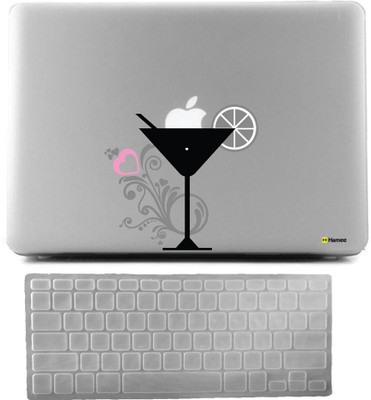 

Hamee Apple MacBook Pro 15 inch cover 2016 Touchbar edition (A1707) with Keyboard Skin Combo 170 Rubber Laptop Decal 15