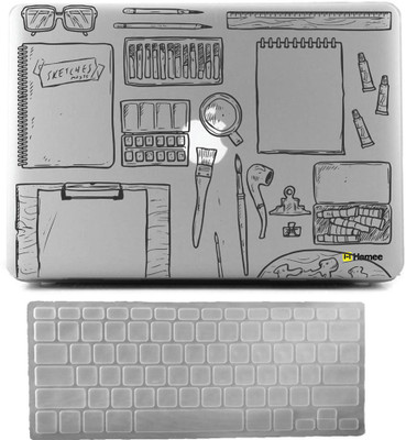 

Hamee MacBook Pro 13 inch cover 2015 edition (A1278) with Keyboard Skin Combo 130 Rubber Laptop Decal 13