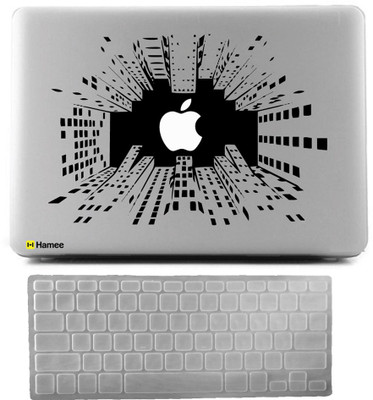 

Hamee MacBook Pro 15 inch cover 2016 Touchbar edition (A1707) with Keyboard Skin Combo 40 Rubber Laptop Decal 15