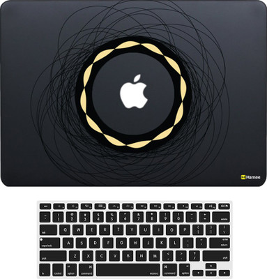 

Hamee MacBook Pro 13 inch cover 2016 Touchbar edition (A1706/A1708) with Keyboard Skin Combo 141 Rubber Laptop Decal 13