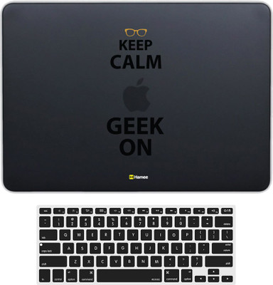 

Hamee Apple MacBook Pro 13 inch cover 2016 Touchbar edition (A1706/A1708) with Keyboard Skin Combo 120 Rubber Laptop Decal 13