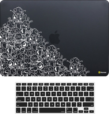

Hamee Apple MacBook Pro 13 inch cover 2015 edition (A1278) with Keyboard Skin Combo 127 Rubber Laptop Decal 13
