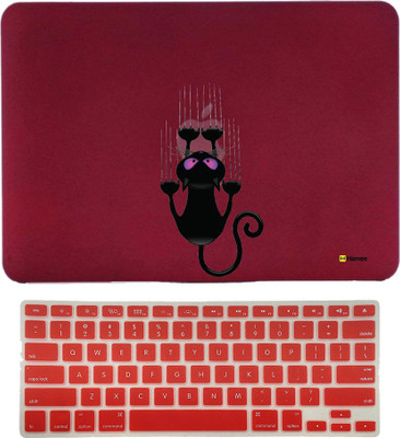 

Hamee Apple MacBook Pro 13 inch cover 2015 edition (A1278) with Keyboard Skin Combo 164 Rubber Laptop Decal 13
