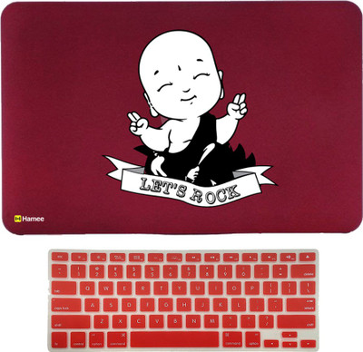 

Hamee Apple MacBook Pro 15 inch cover 2016 Touchbar edition (A1707) with Keyboard Skin Combo 66 Rubber Laptop Decal 15