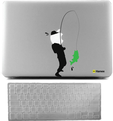 

Hamee MacBook Pro 13 inch cover 2015 edition (A1278) with Keyboard Skin Combo 144 Rubber Laptop Decal 13
