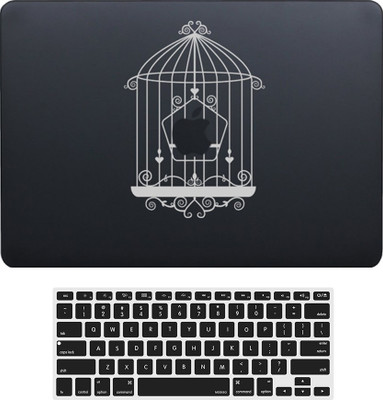 

Hamee MacBook Pro Retina Display 13 inch cover (2015 Edition A1502/A1425) with Keyboard Skin Combo 122 Rubber Laptop Decal 13