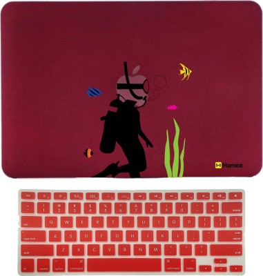 

Hamee Apple MacBook Pro 13 inch cover 2016 Touchbar edition (A1706/A1708) with Keyboard Skin Combo 153 Rubber Laptop Decal 13