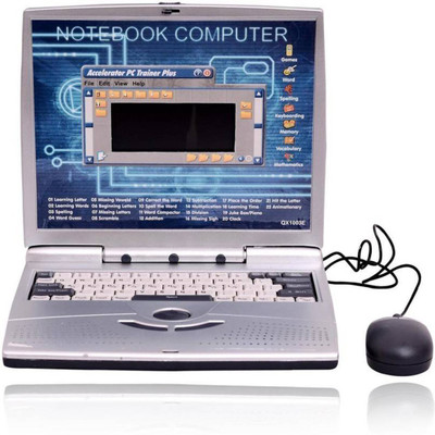 

Aaryan Enterprise Educational Notebook Computer with 22 Activities & Games - Kid's Laptop(Multicolor)
