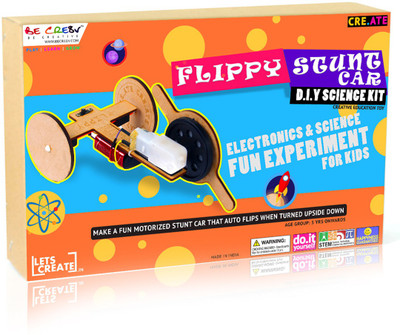 

Be Cre8v Flippy Stunt Car DIY Fun Science & Electronics Kit(Multicolor)