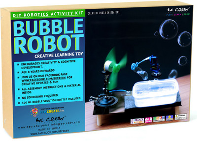 

Be Cre8v Bubble Robot - DIY Robotics Kit(Black)