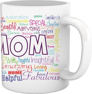 

ME&YOU Gift for Mother Mom Mum On Mother's Day Anniversary Birthday (IDuplicate122) Printed Ceramic Mug(325 ml), Multicolor