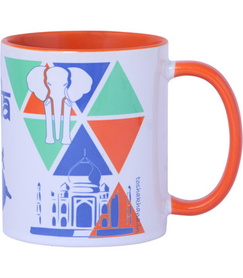 

toshakhana National Theme India Ceramic Mug(300 ml), Multicolor
