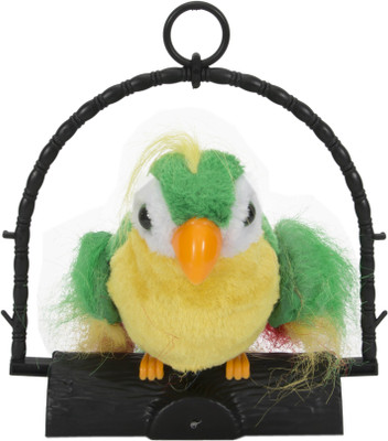 

Aaryan Enterprise 7inch Talk Talking Back Parrot Bird Kids Toy - 80(Green)
