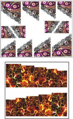 

Jenna Manicure Water Transfer Nail Art Decals Stickers- Sapphire Series NR-1304(White)