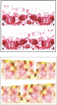 

Jenna Manicure Water Transfer Nail Art Decals Stickers- Sapphire Series NR-1043(White)