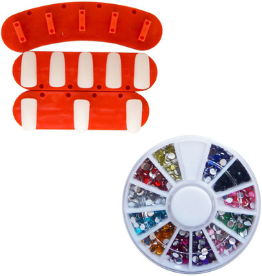 

Evana Crystal Stone Glitter Kit with Practice Stand(Multicolour)