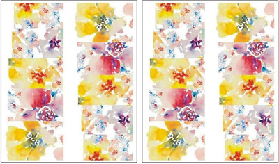 

Jenna Manicure Water Transfer Nail Art Decals Stickers- Sapphire Series NR-1248(White)