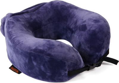 

Discovery ADVENTURES TRAVEL PILLOW - Blue MATERIAL: MEMORY FOAM,SURFACE FABRIC VELVET Neck Pillow(Blue)