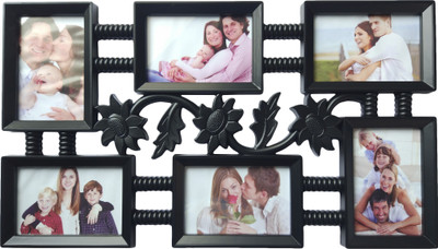 

ME Decor Generic Photo Frame(Black, 6 Photos)