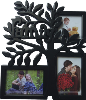 

ME Decor Generic Photo Frame(Black, 3 Photos)