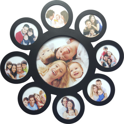 ME Decor Generic Photo Frame(Black, 9 Photos)