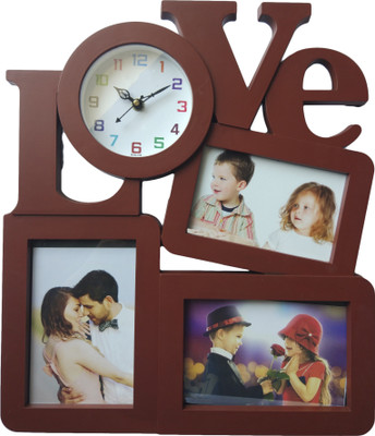 

ME Decor Generic Photo Frame(Brown, 3 Photos)