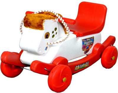 

Shishu.Online KIDS ROCKING MONGOLIAN HORSE(Red, White)