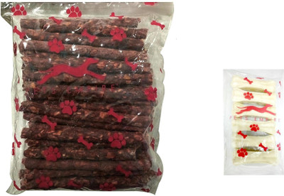 

Pets Empire Mutton Munchy-500gms+3 inchx6 pcs Cod Dog Chew(690 g, Pack of 2)