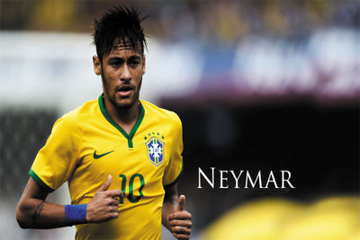 neymar barcelona poster 3. Poster Paper Print(18 inch X 12 inch, Rolled)