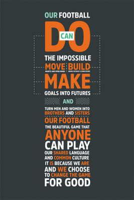 

our footboll poster Paper Print(18 inch X 12 inch, Rolled)